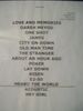 Setlist Scan